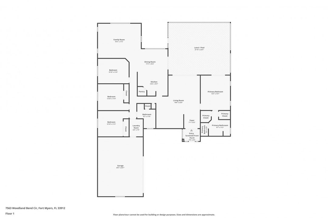 7563 Woodland Bend Cir, Fort Myers, FL 33912