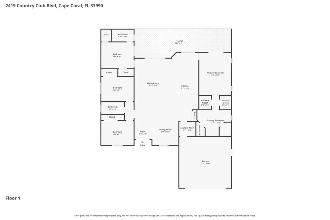 2419 Country Club Blvd, Cape Coral, FL 33990