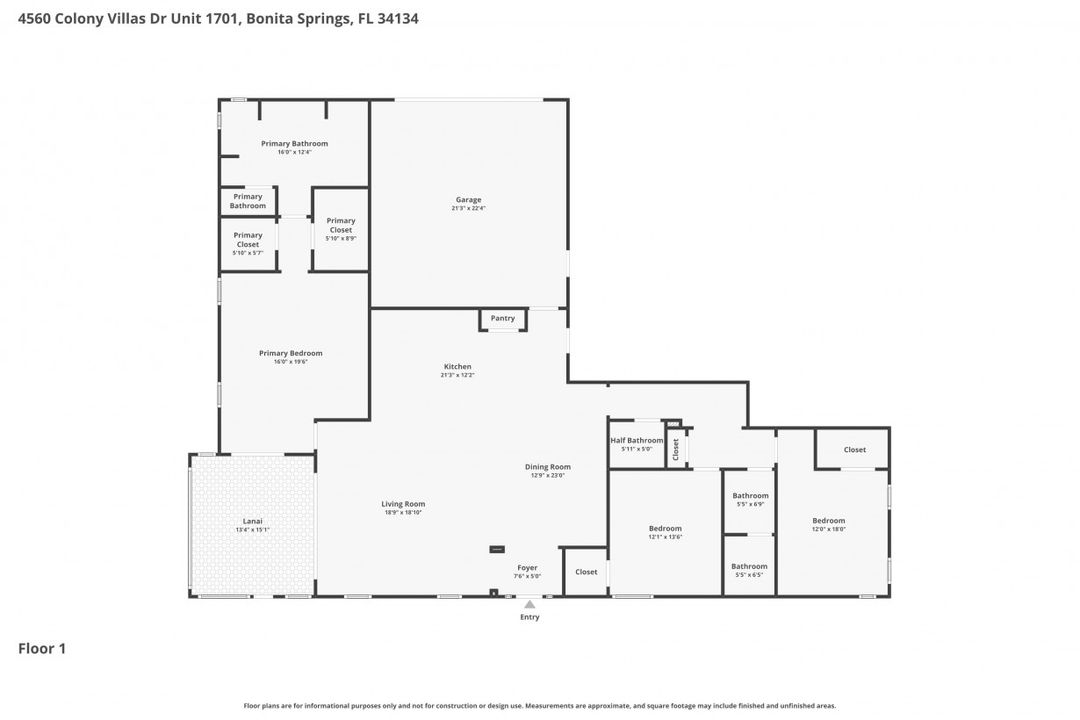 4560 Colony Villas Dr #1701, Bonita Springs, FL 34134