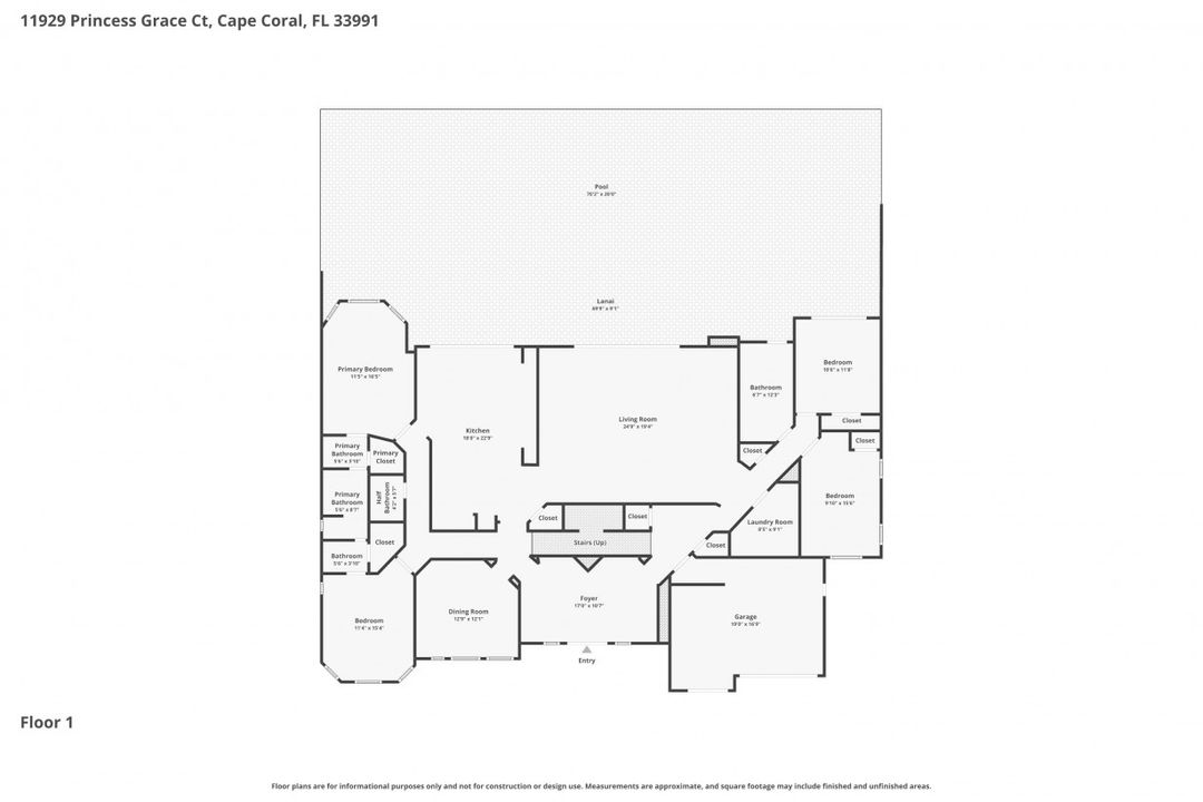 11929 Princess Grace Ct, Cape Coral, FL 33991