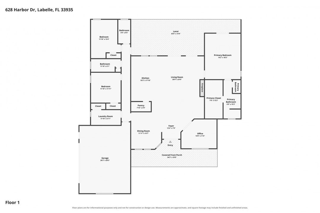628 Harbor Dr, LaBelle, FL 33935