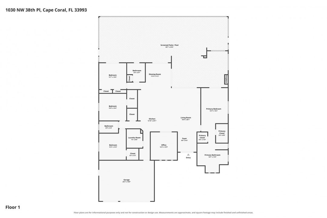 1030 NW 38th Pl, Cape Coral, FL 33993