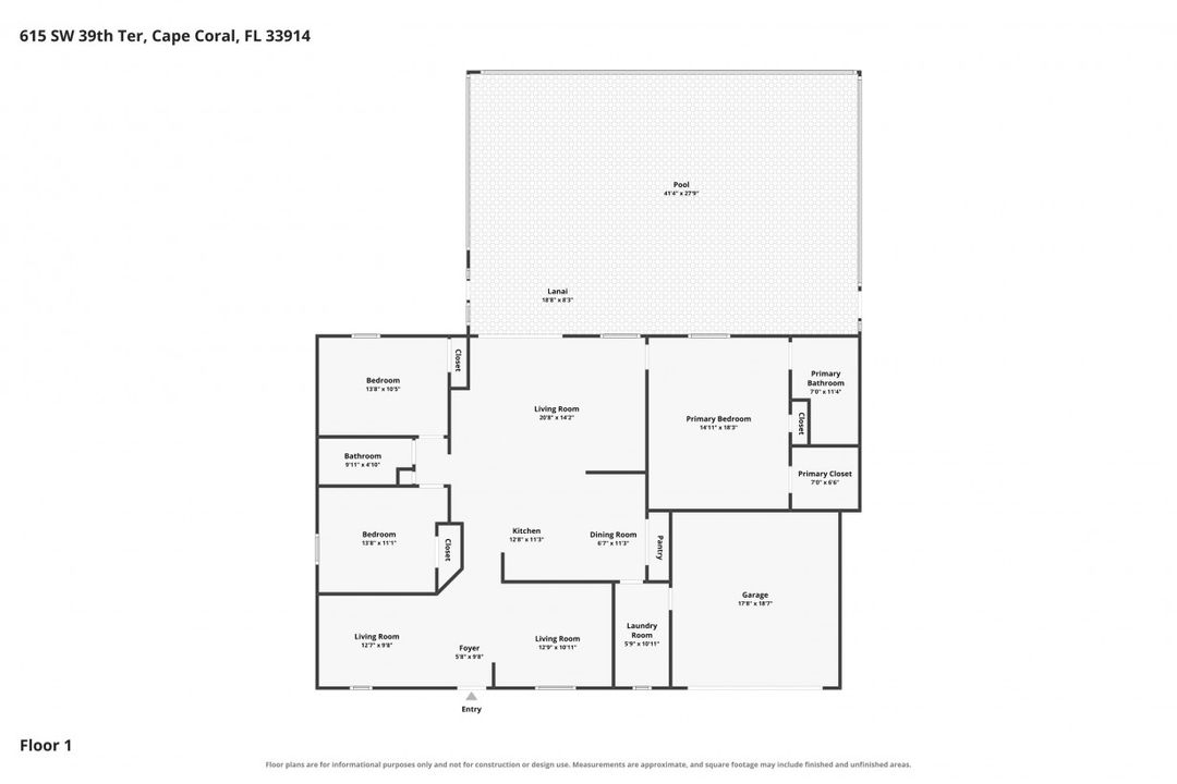 615 SW 39th Terrace, Cape Coral, FL 33914